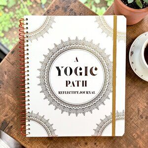 A Yogic Path Reflective Journal Spiritual Seeker Mystical Artwork Hardcover Book